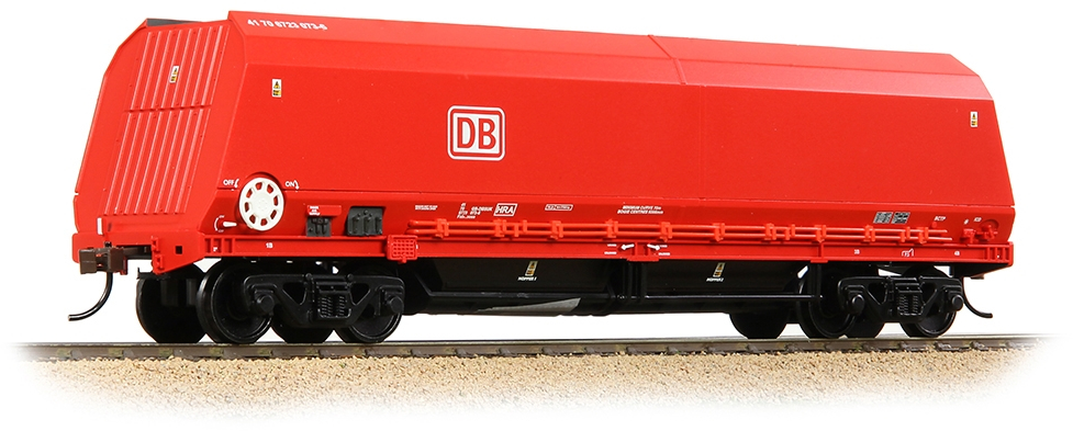 Bachmann 37-865A British Rail HRA Reduced Length Bogie Hopper DB Cargo UK Red 41 70 6723 073-6 Image
