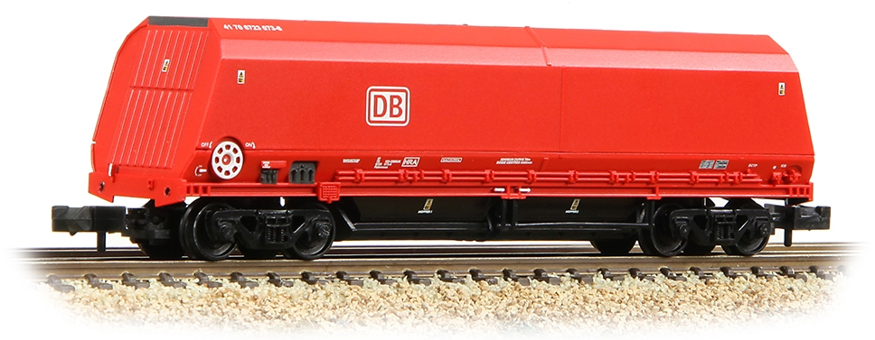 Graham Farish 373-865A British Rail HRA Reduced Length Bogie Hopper DB Cargo UK Red 41 70 6723 073-6 Image