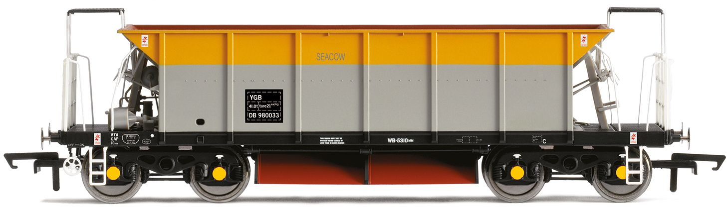 Hornby R60242 British Rail YGA/YGB 'Seacow' Bogie Ballast British Rail Engineering Limited Engineers Grey & Yellow DB980033 Image