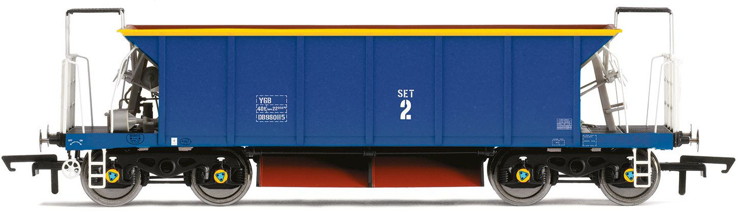 Hornby R60243 British Rail YGA/YGB 'Seacow' Bogie Ballast Mainline Freight Limited Blue DB980115 Image