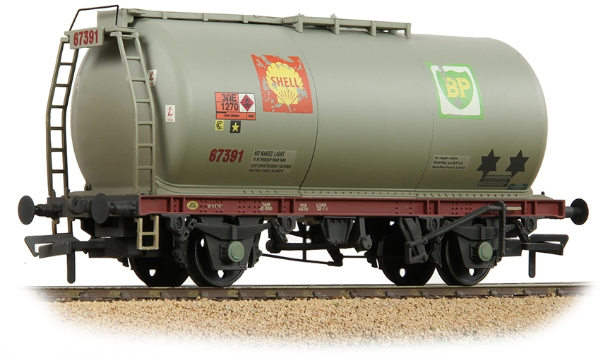 Bachmann 37-577B British Rail TTA 40-49t GLW 'Monobloc' Tank Shell & BP Grey 67391 Image
