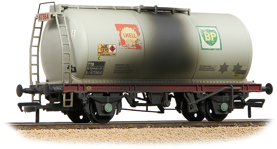 Bachmann 37-577C British Rail TTA 40-49t GLW 'Monobloc' Tank Shell & BP Grey 67364 Image