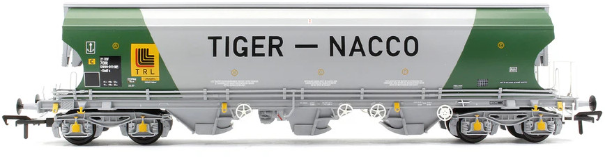 Bachmann 38-428Z British Rail Polybulk Bogie Hopper Nacco Group Tiger Image