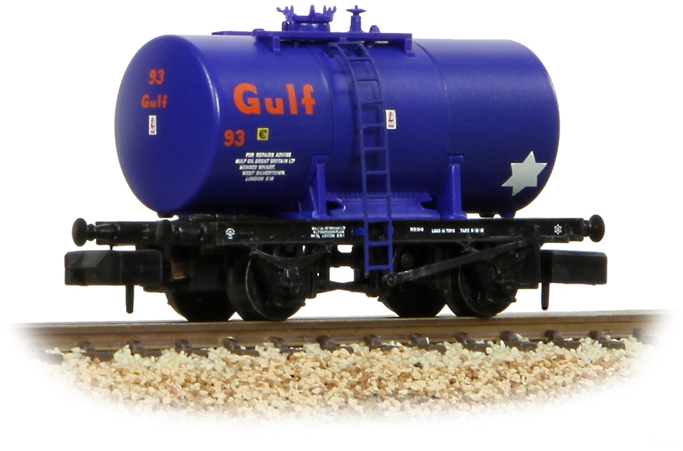 Graham Farish 378-001A British Railways Anchor-Mounted Tank Gulf Oil Corporation 93 Image