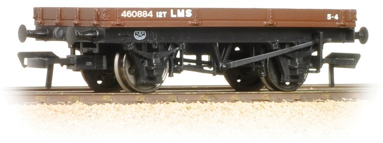 Bachmann 37-478A British Railways 1 Plank Wagon London, Midland & Scottish Railway Bauxite 460884 Image