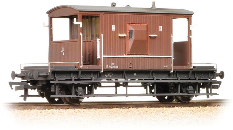 Bachmann 37-537D British Railways 20t 16ft Brake Van British Railways Bauxite B952830 Image