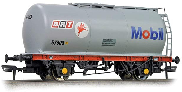 Bachmann 37-583A British Rail TTA 40-49t GLW 'Monobloc' Tank Mobil Petroleum Company Limited Grey 57303 Image