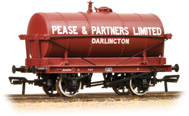 Bachmann 37-662 British Railways 14T Tank Pease & Partners Limited Maroon 011 Image