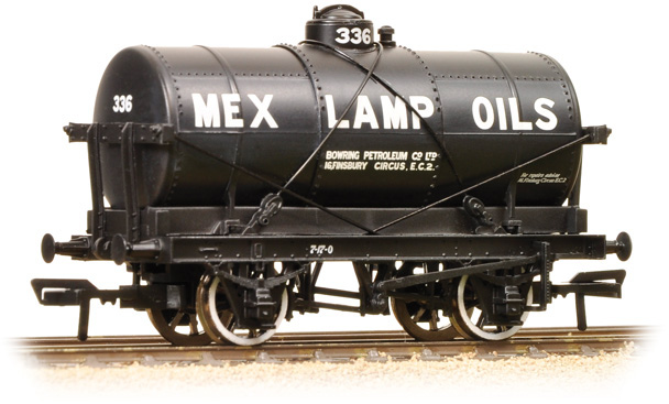 Bachmann 37-685 British Railways 14T Tank Bowring Petroleum Company Limited Mex Lamp Oils 336 Image