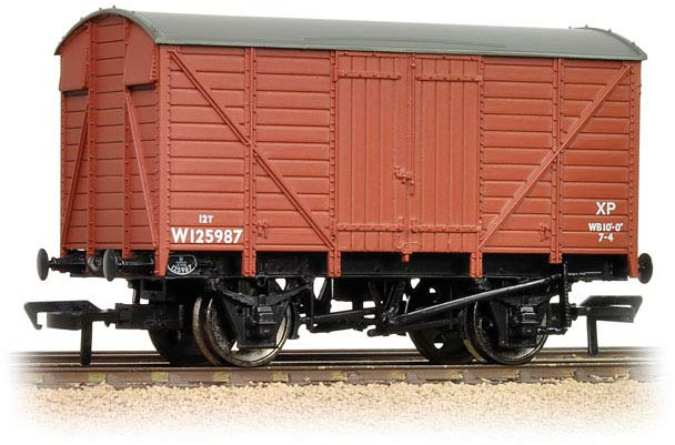 Bachmann 37-729B Great Western Railway 12T Double Vent Van British Railways Bauxite W125987 Image