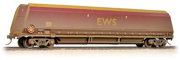 Bachmann 37-854B British Rail HTA Bogie Coal Hopper English, Welsh & Scottish Railway Maroon & Yellow 310395 Image