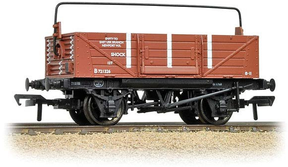Bachmann 37-878 British Railways 12T 'Shocbar VB' Shock Open Wagon British Railways Bauxite B723026 Image