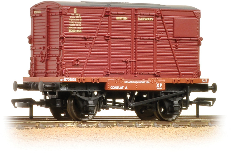 Bachmann 37-951B British Rail FAV Conflat A British Railways Bauxite B709076 Image