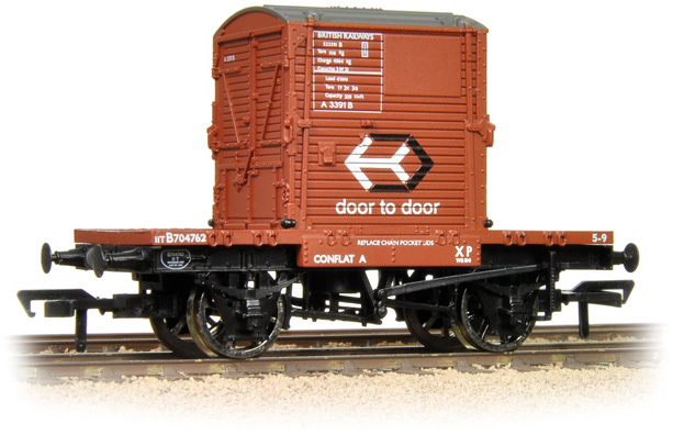 Bachmann 37-961 British Rail FAV Conflat A British Railways Bauxite B704762 Image