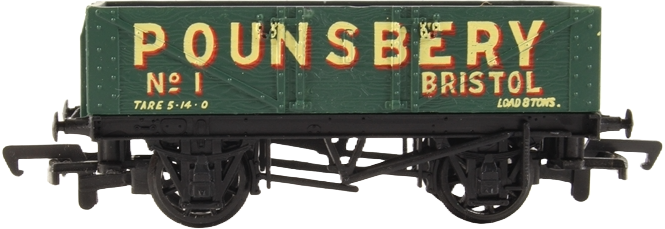 Bachmann 33-050A British Railways 5 Plank Wagon James Dillon Pounsbery Green 1 Image