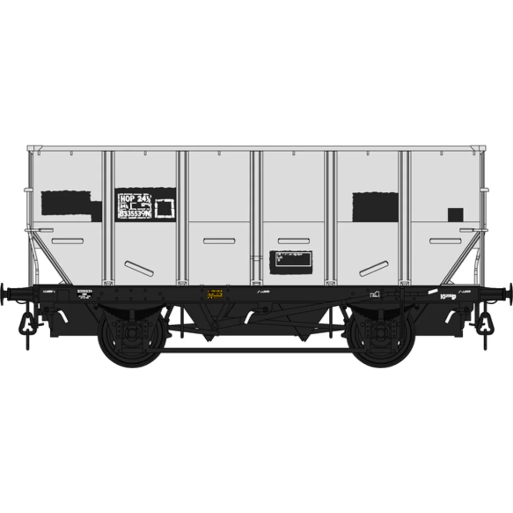 British Rail HUO '24.5t HOP24' Coal Hopper British Rail (Grey)