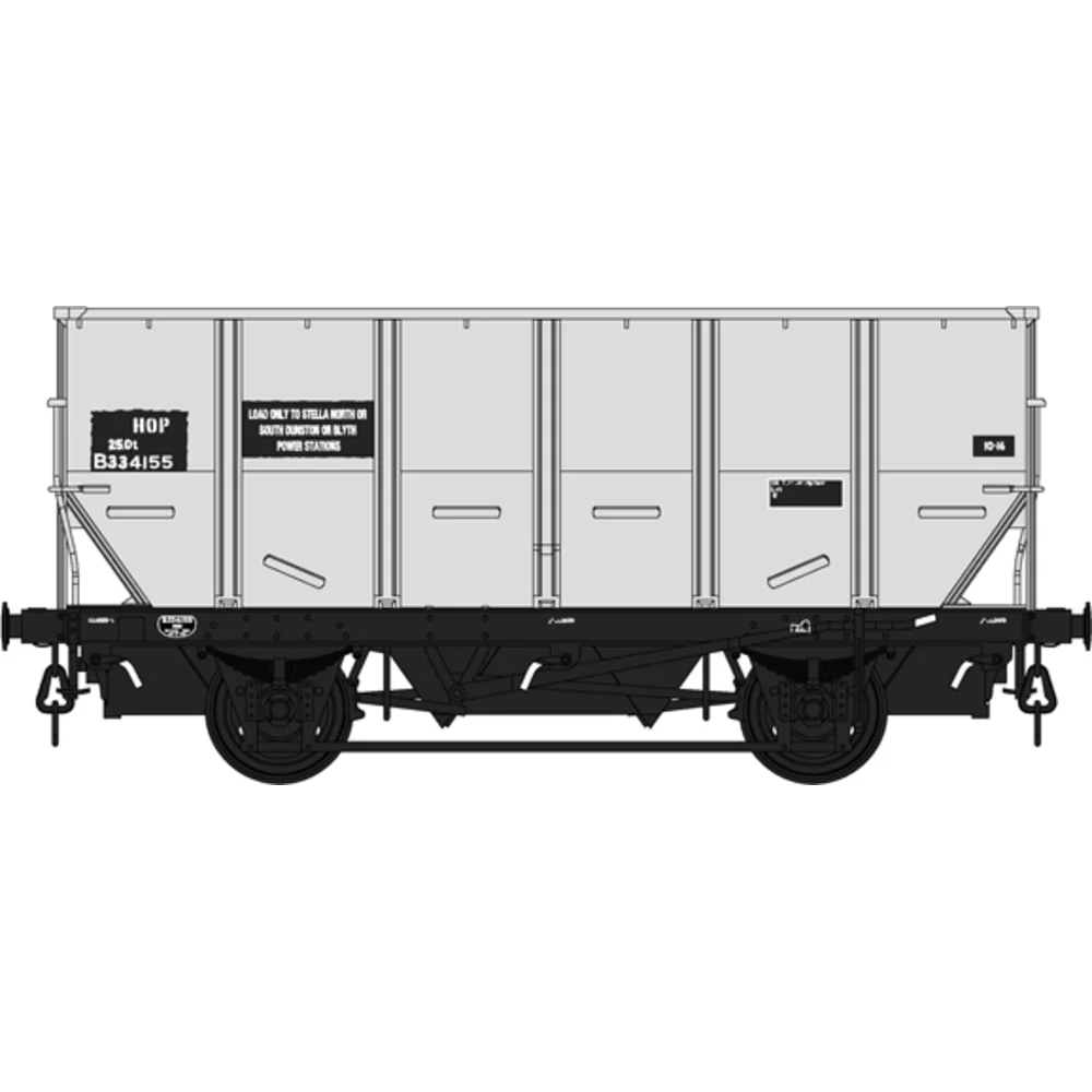 British Rail HUO '24.5t HOP24' Coal Hopper British Rail (Grey)