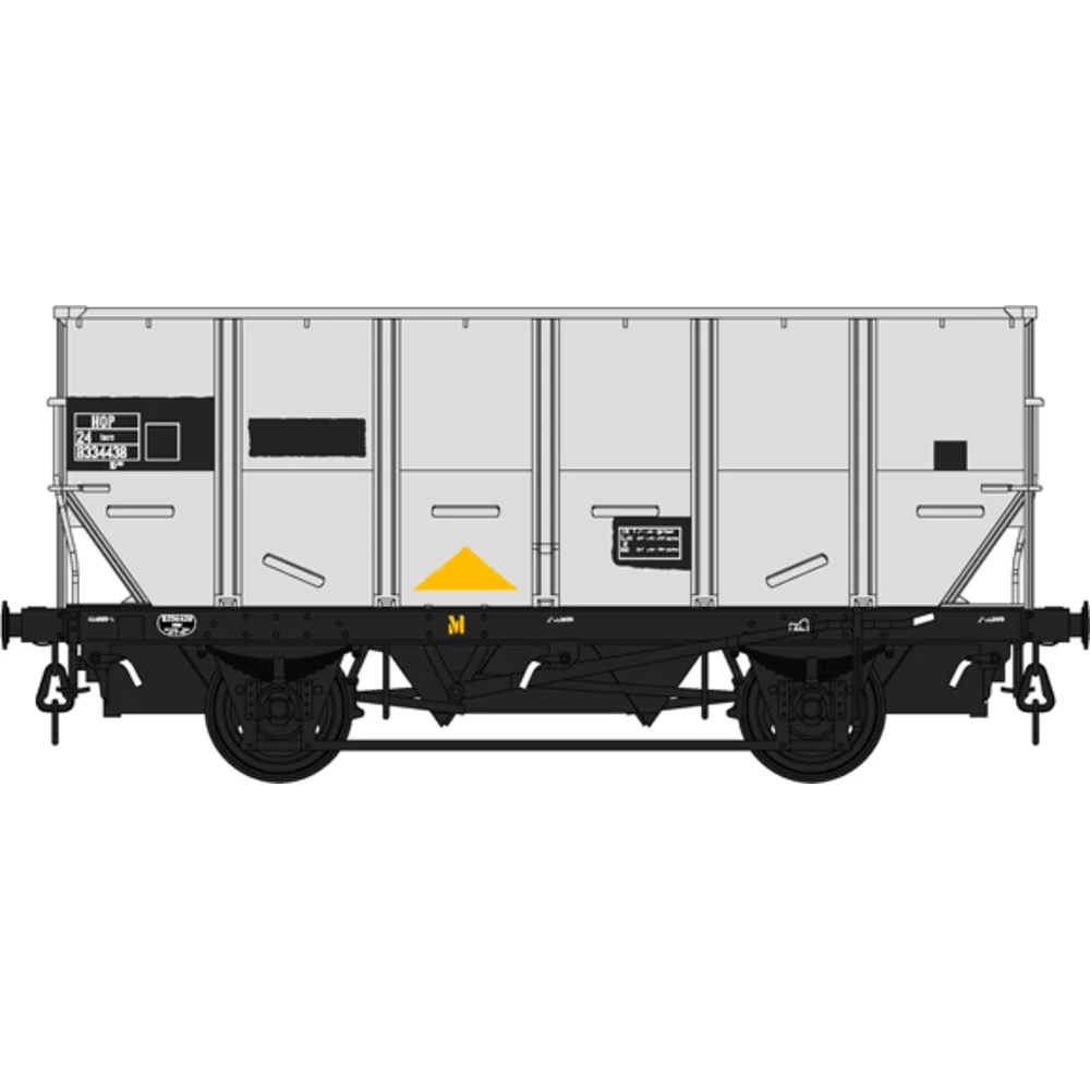 British Rail HUO '24.5t HOP24' Coal Hopper British Rail (Grey)