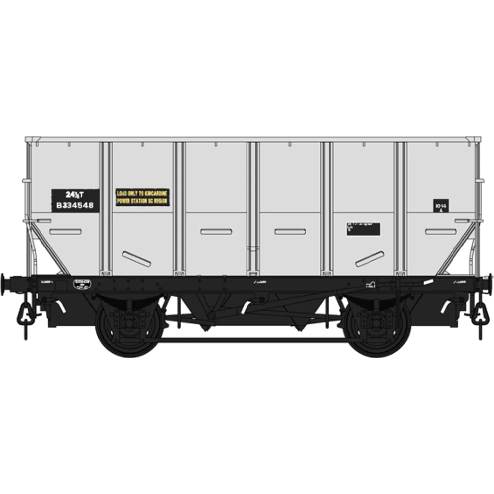 British Rail HUO '24.5t HOP24' Coal Hopper British Rail (Grey)