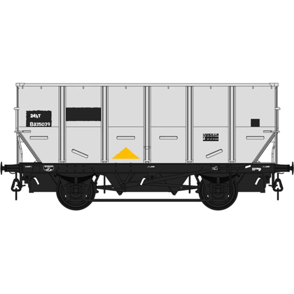 British Rail HUO '24.5t HOP24' Coal Hopper British Rail (Grey)