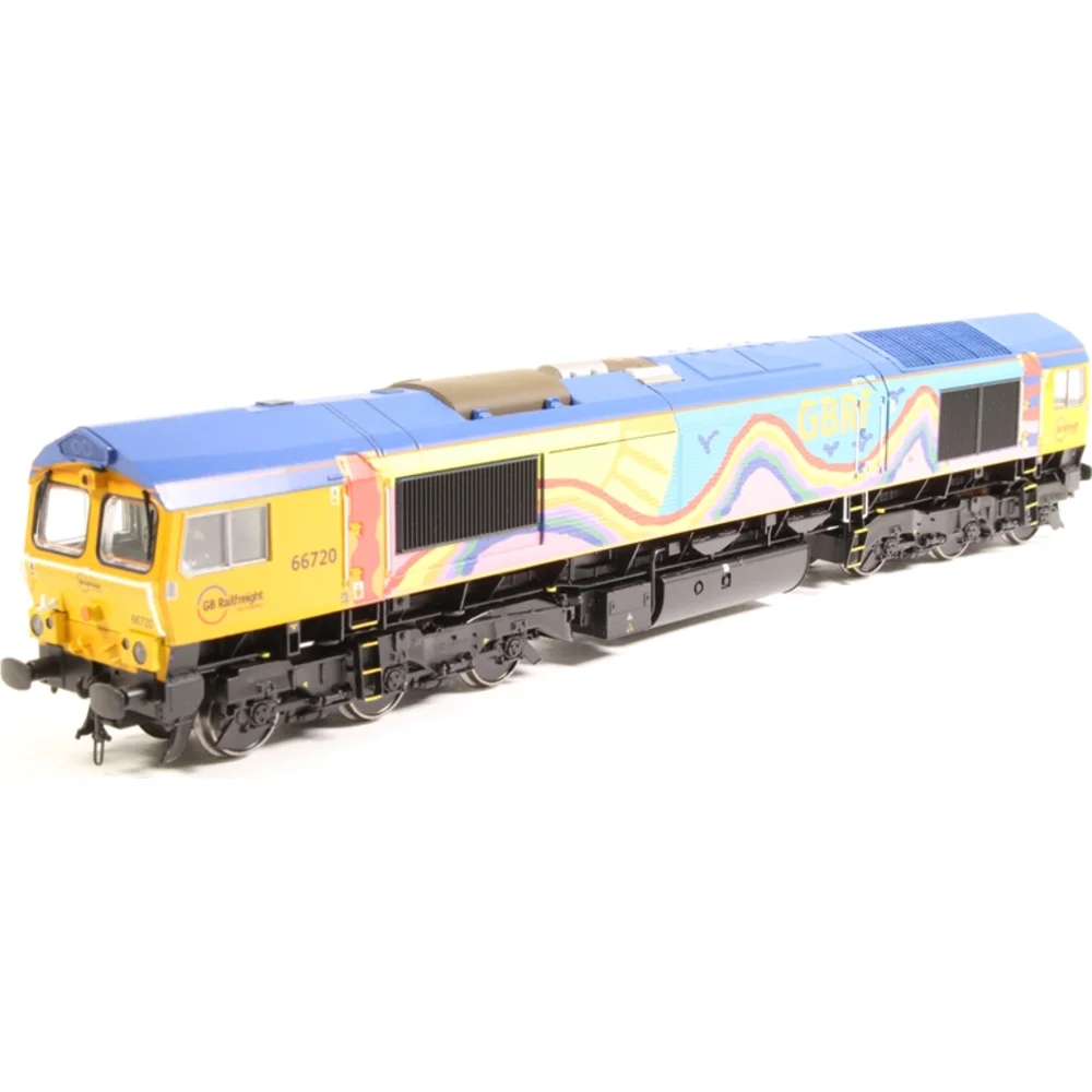 British Rail Class 66, GB Railfreight (Blue & Orange - Rainbow)