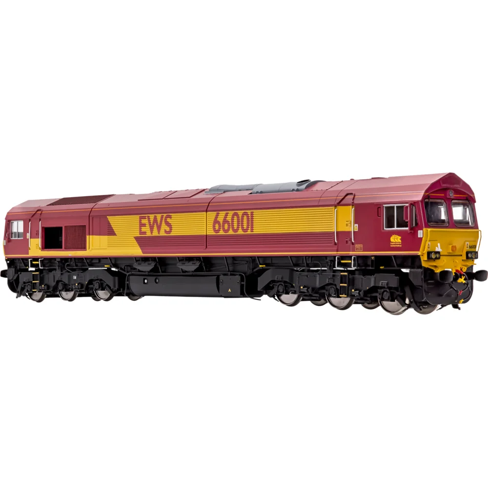 British Rail Class 66, English, Welsh & Scottish Railway (Maroon & Gold)