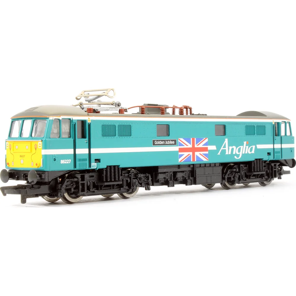 British Rail Class 86, Anglia Railways (Turquoise)